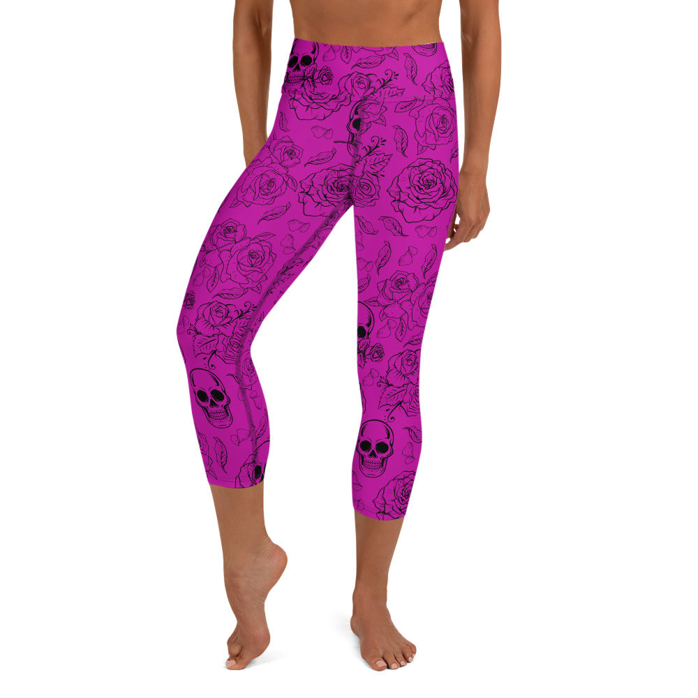 Bella Yoga Capris - Crush