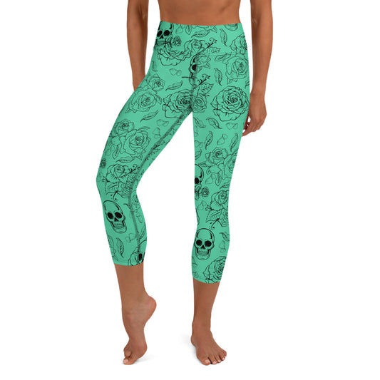 Bella Yoga Capris - Seafoam