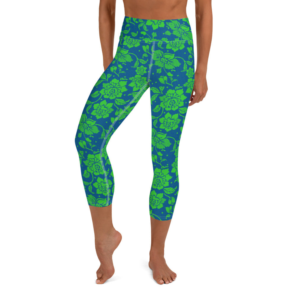 Lacey Yoga Capris - Curacao