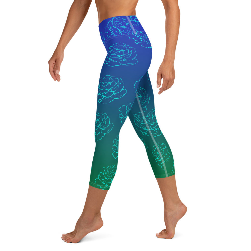 Adelaide Yoga Capris - Ocean