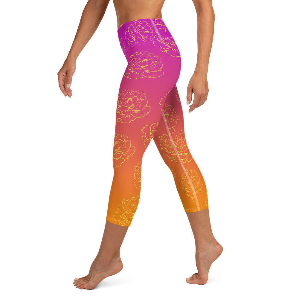 Adelaide Yoga Capris - Sunset