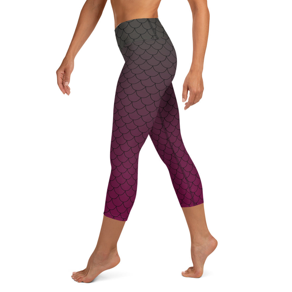 Ariel Yoga Capris - Midnight