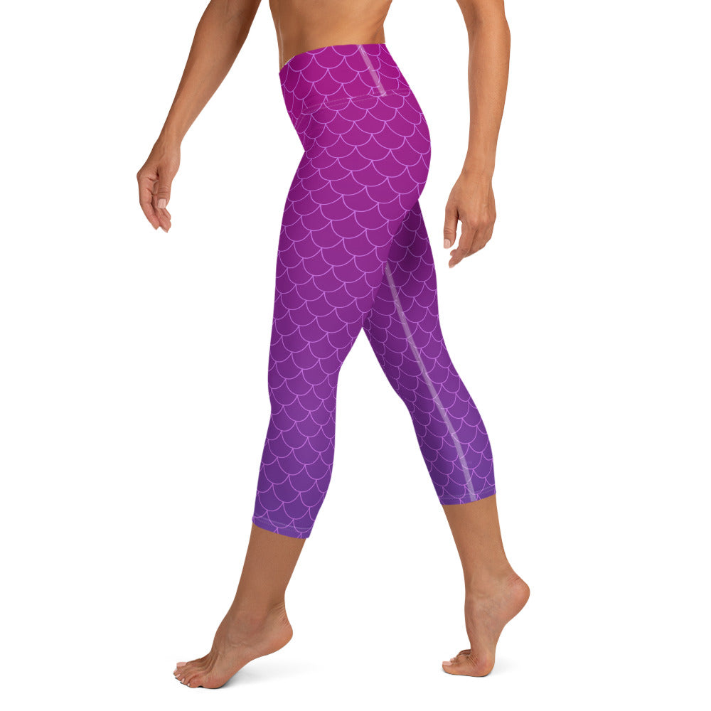 Ariel Yoga Capris - Orchid