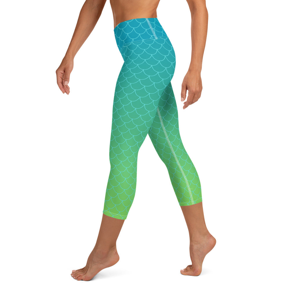 Ariel Yoga Capris - Reef