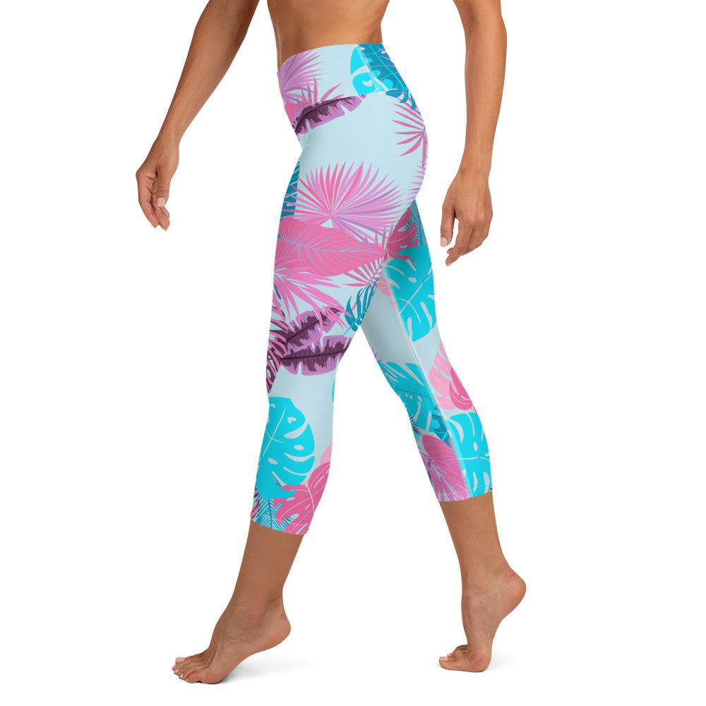 Aruba Yoga Capris - Candy Skies