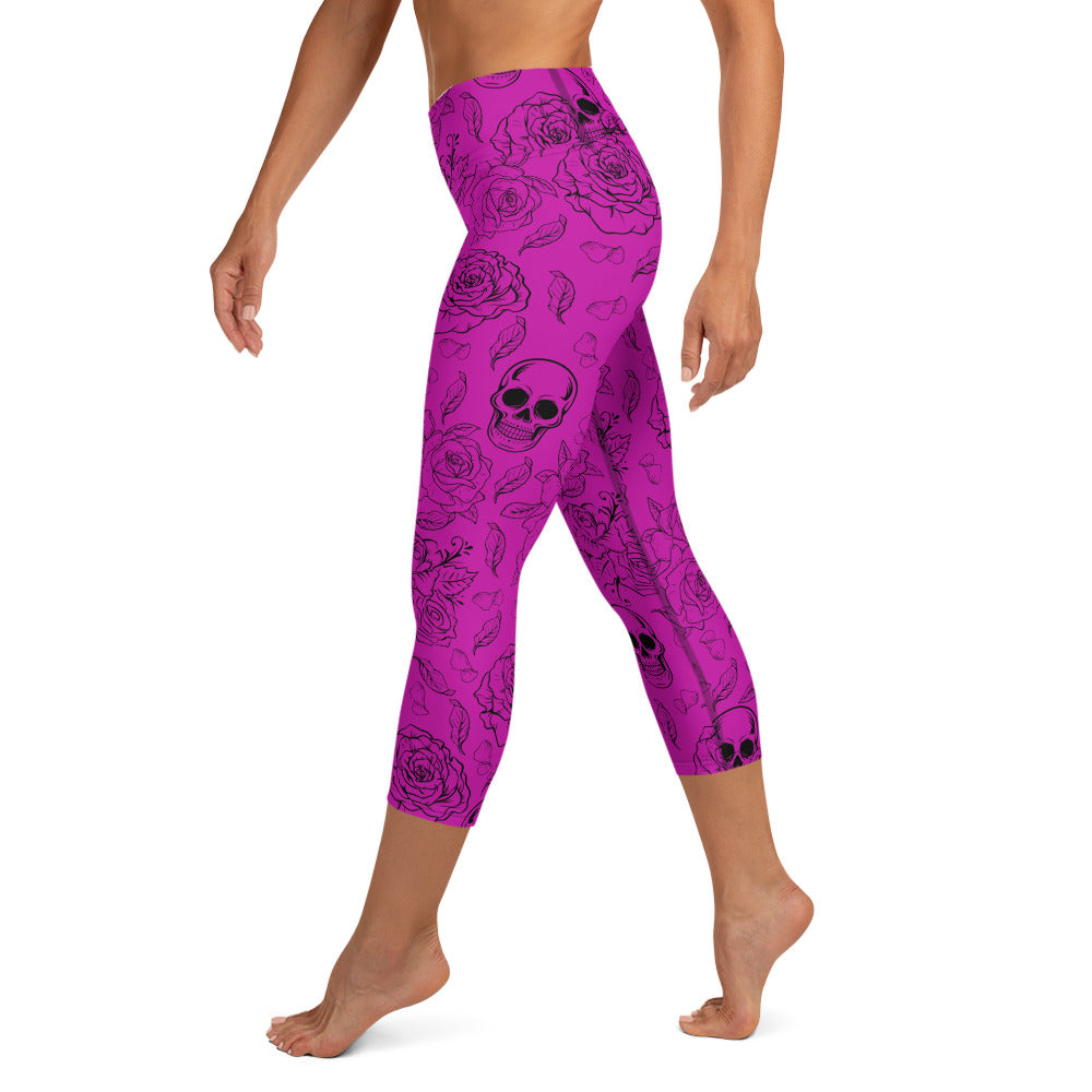 Bella Yoga Capris - Crush