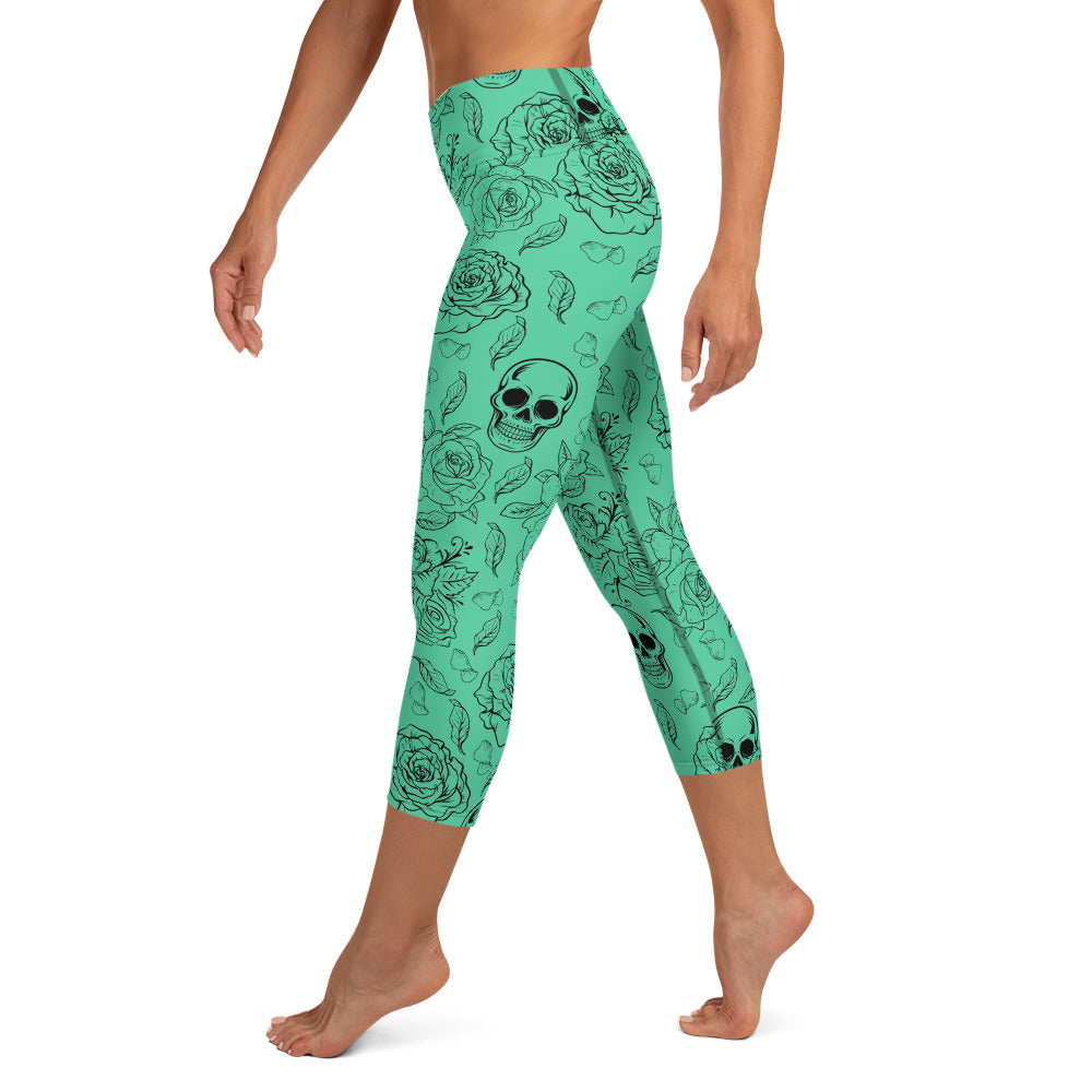 Bella Yoga Capris - Seafoam