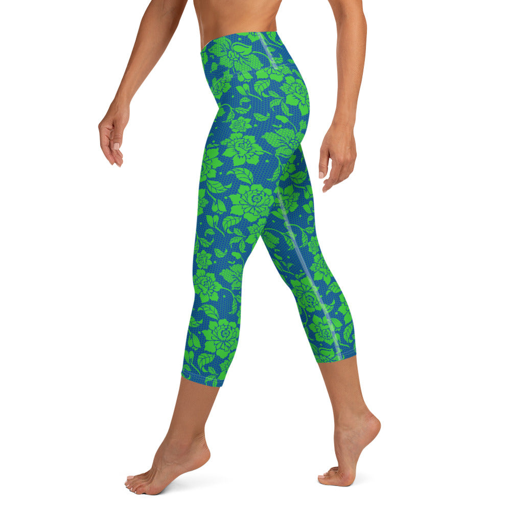 Lacey Yoga Capris - Curacao