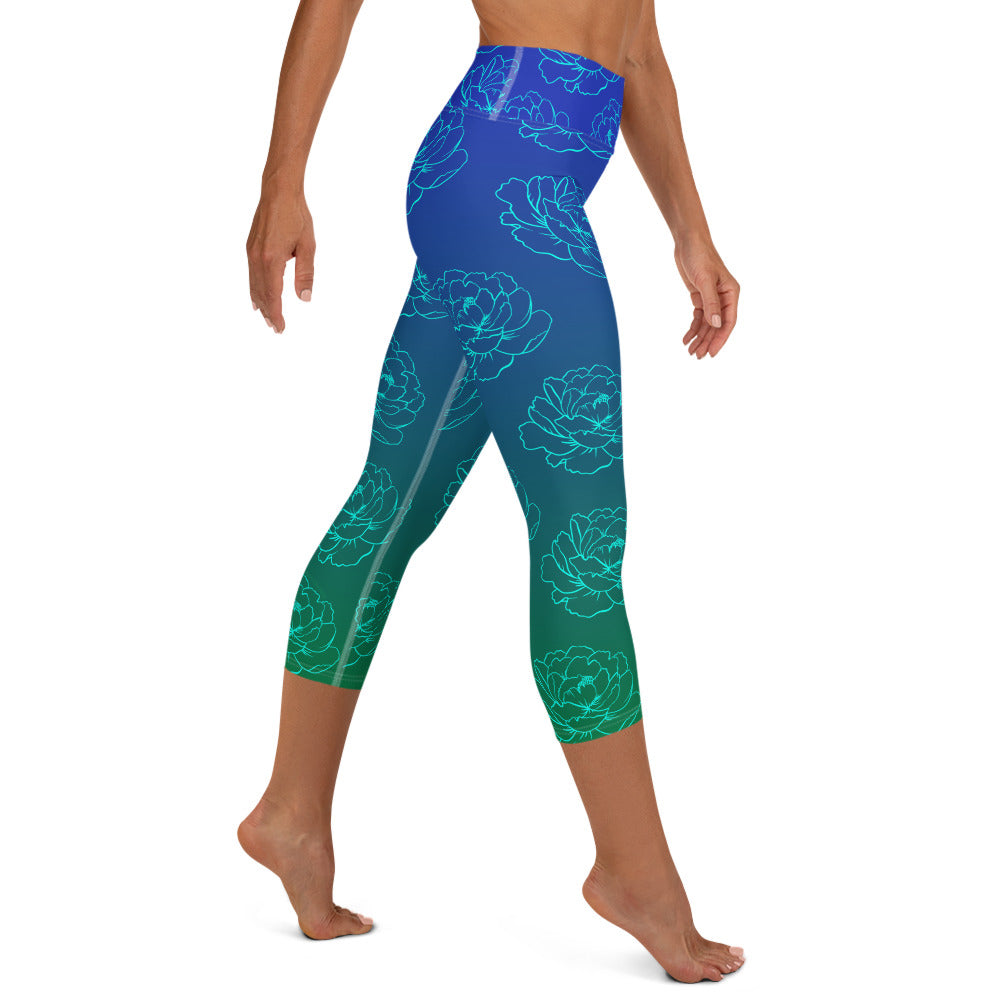 Adelaide Yoga Capris - Ocean