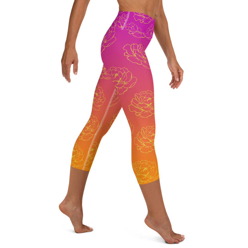 Adelaide Yoga Capris - Sunset