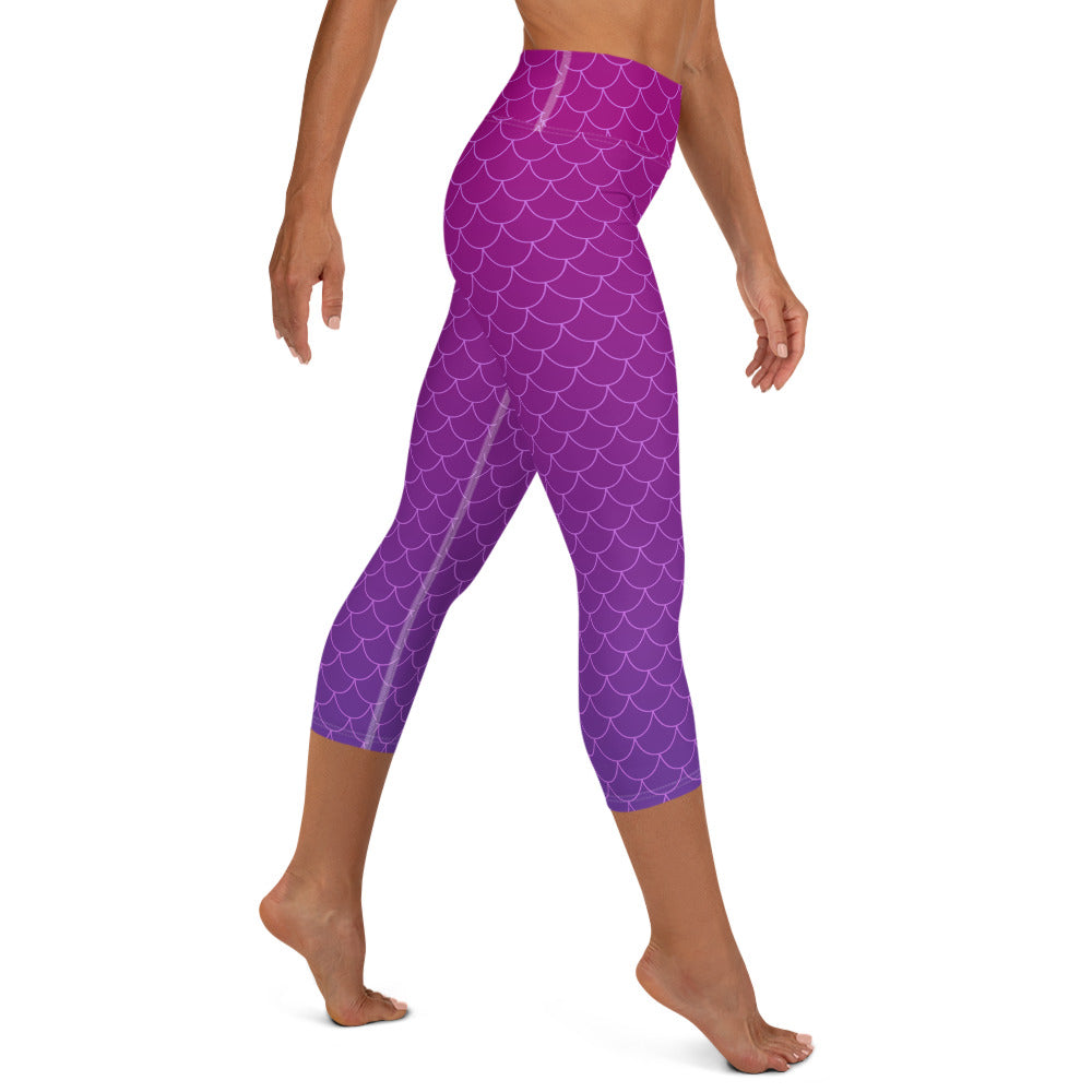 Ariel Yoga Capris - Orchid