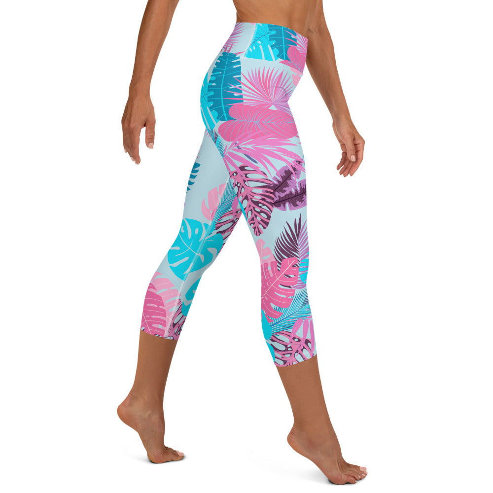 Aruba Yoga Capris - Candy Skies