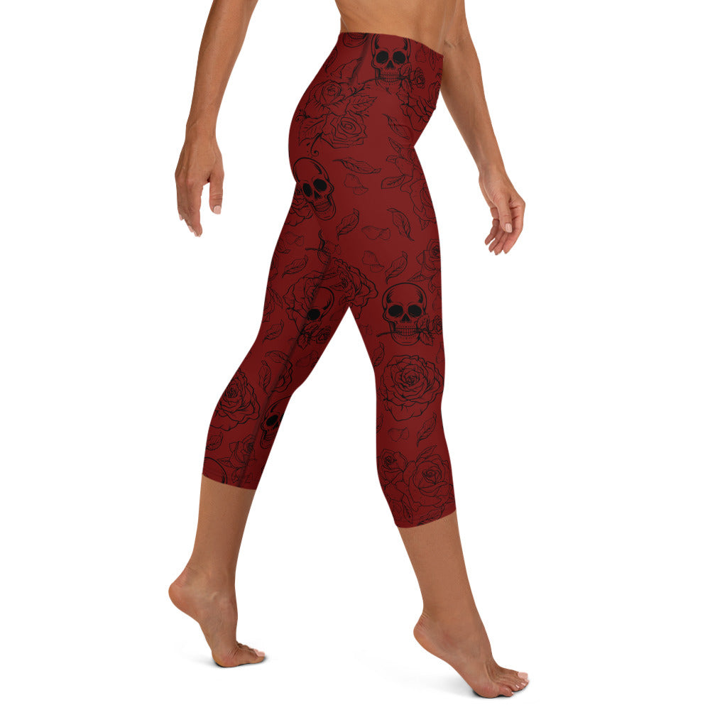 Bella Yoga Capris - Poison