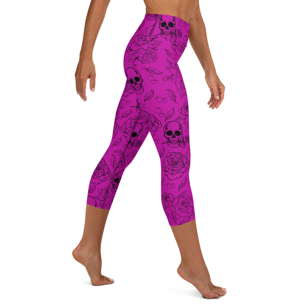 Bella Yoga Capris - Crush