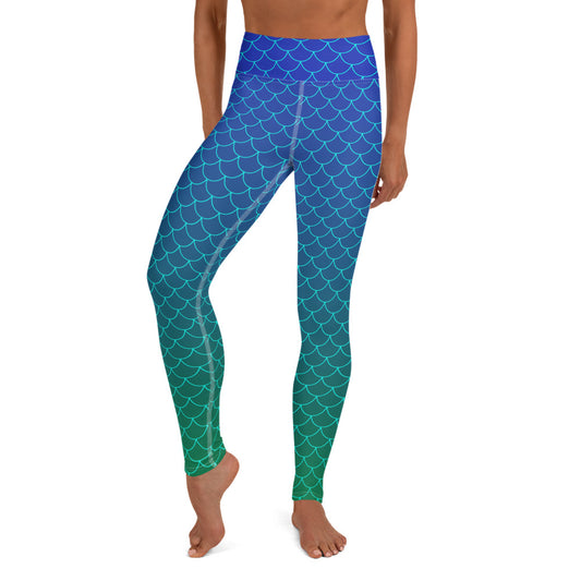 Ariel Yoga Leggings - Ocean