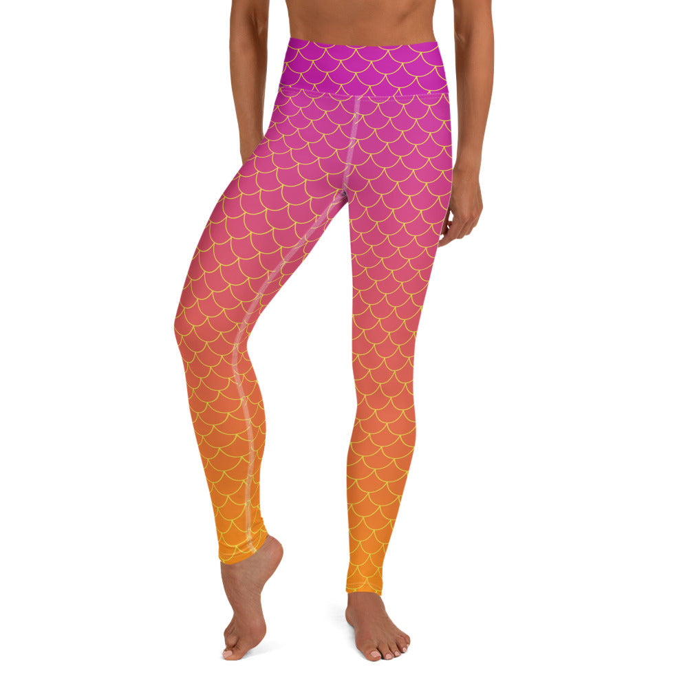 Ariel Yoga Leggings - Sunset