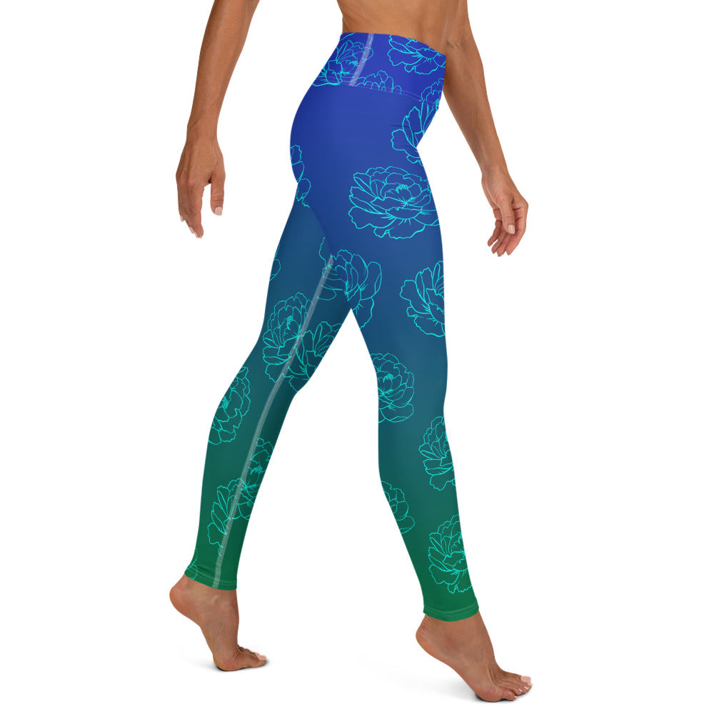 Adelaide Yoga Leggings - Ocean