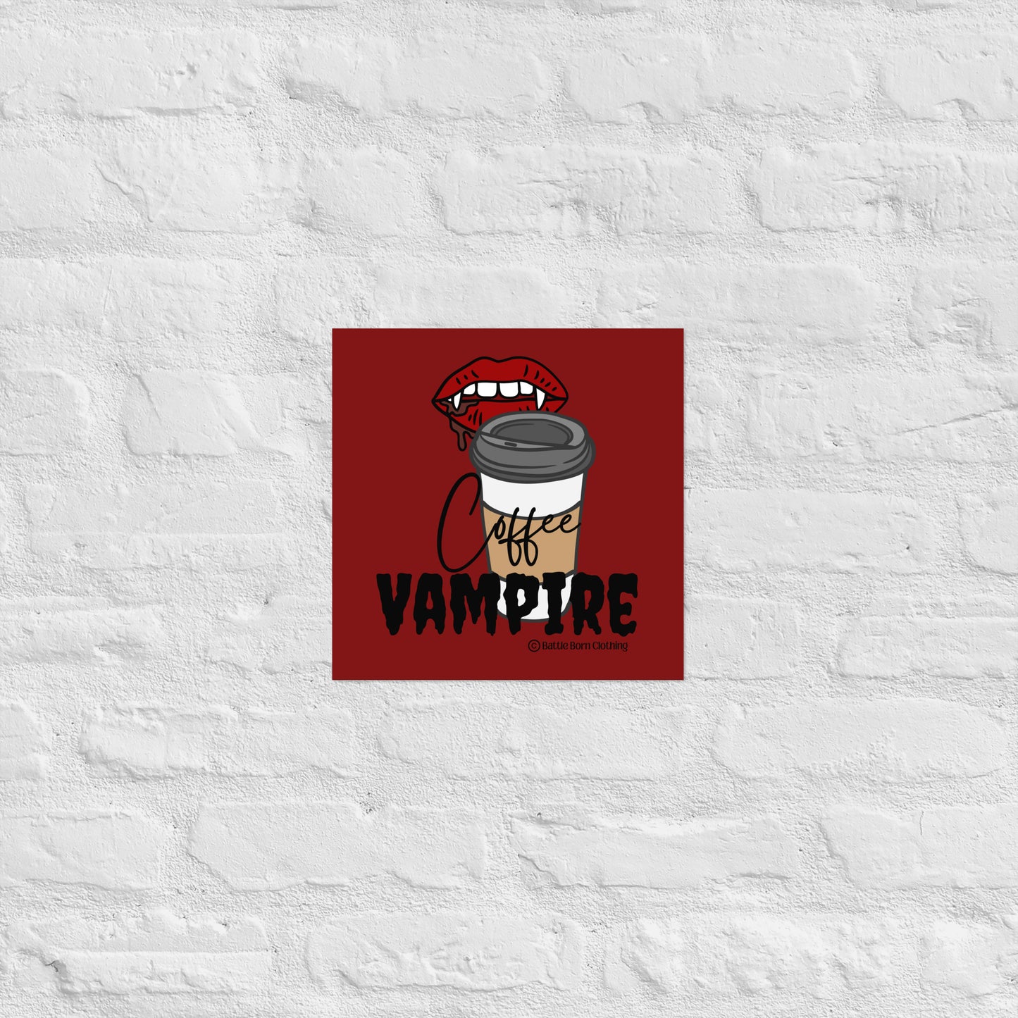 Coffee Vampire Poster