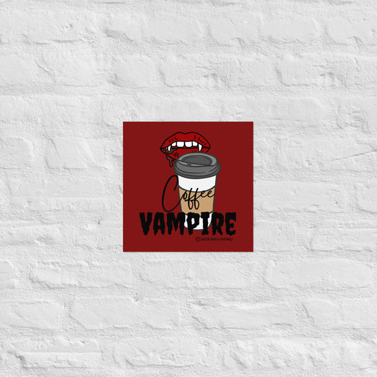 Coffee Vampire Poster