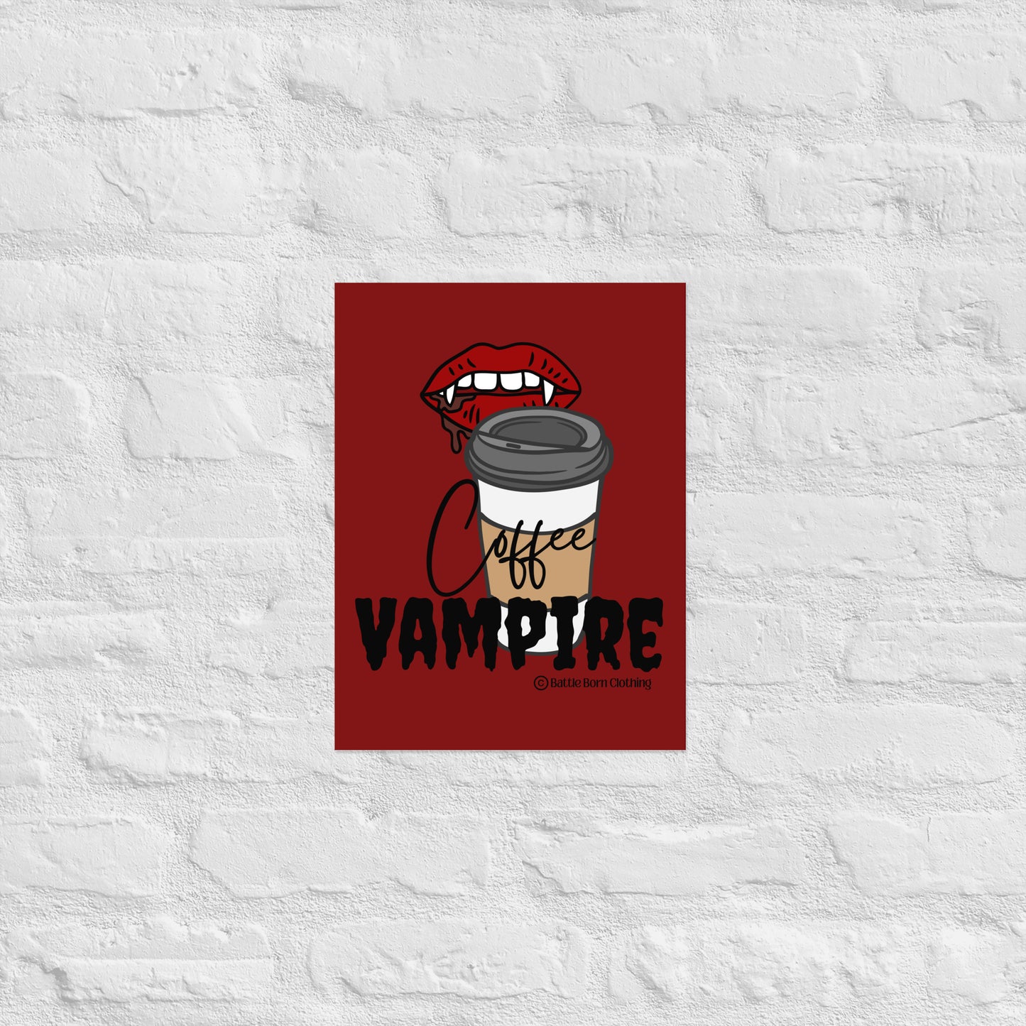 Coffee Vampire Poster