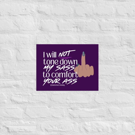 I Will Not Poster
