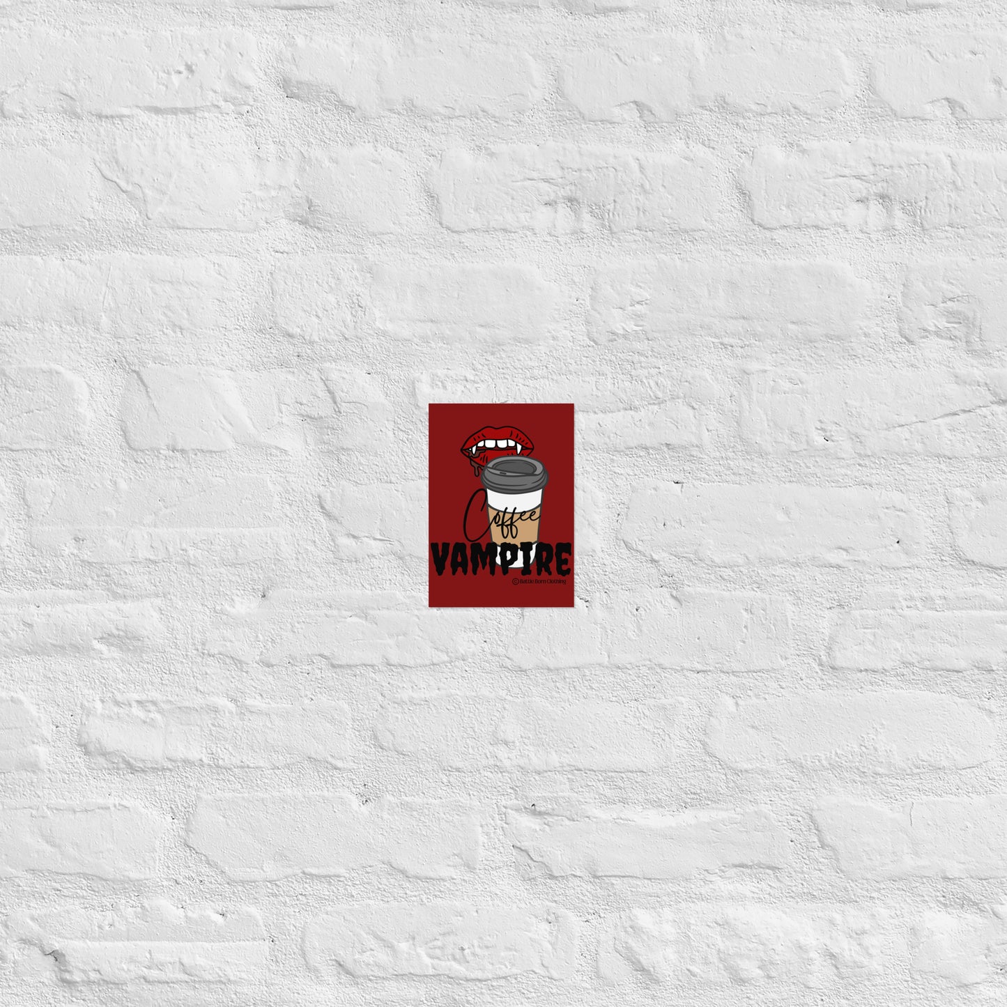 Coffee Vampire Poster