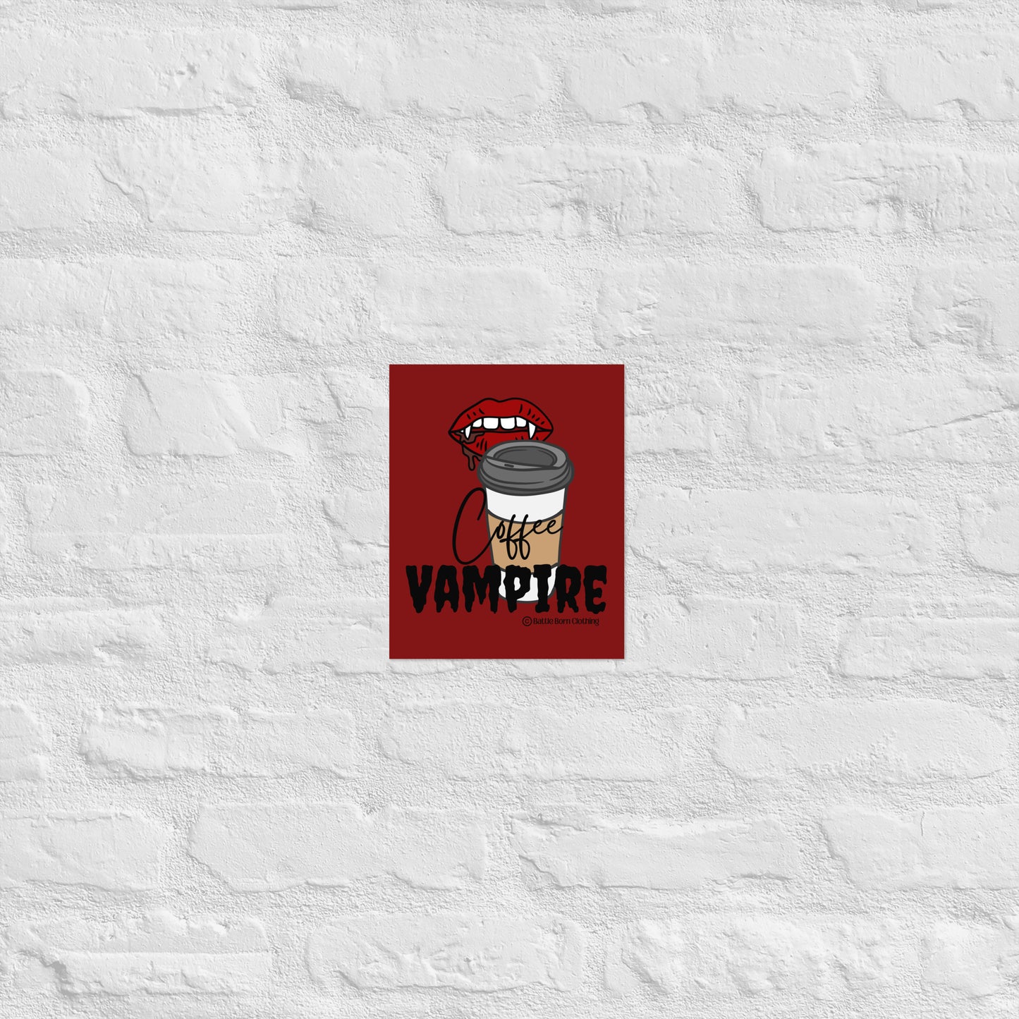 Coffee Vampire Poster