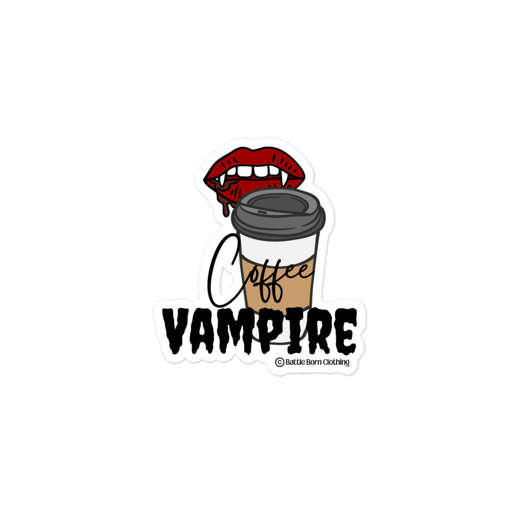 Coffee Vampire sticker