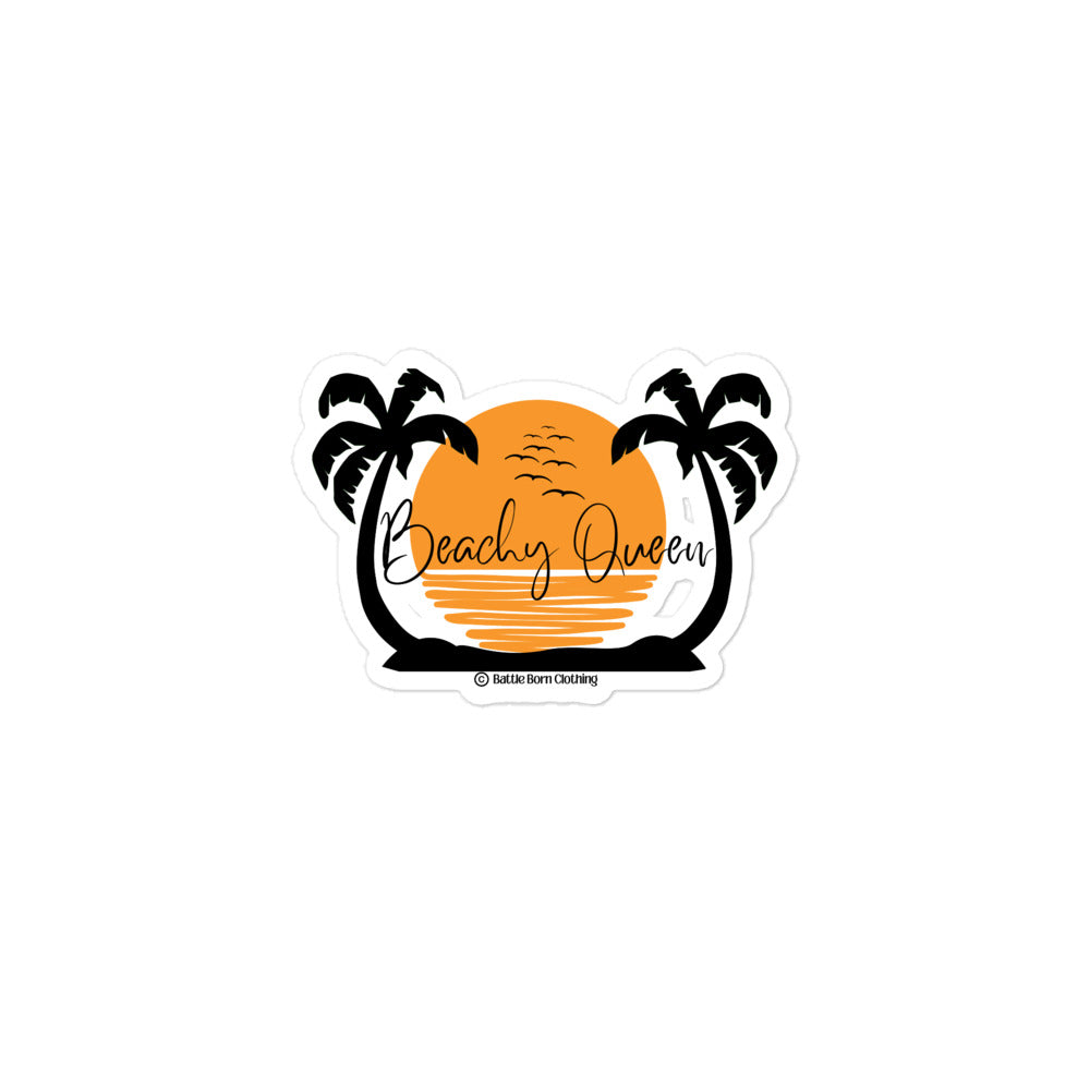 Beachy Queen sticker