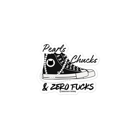 Pearls & Chucks sticker