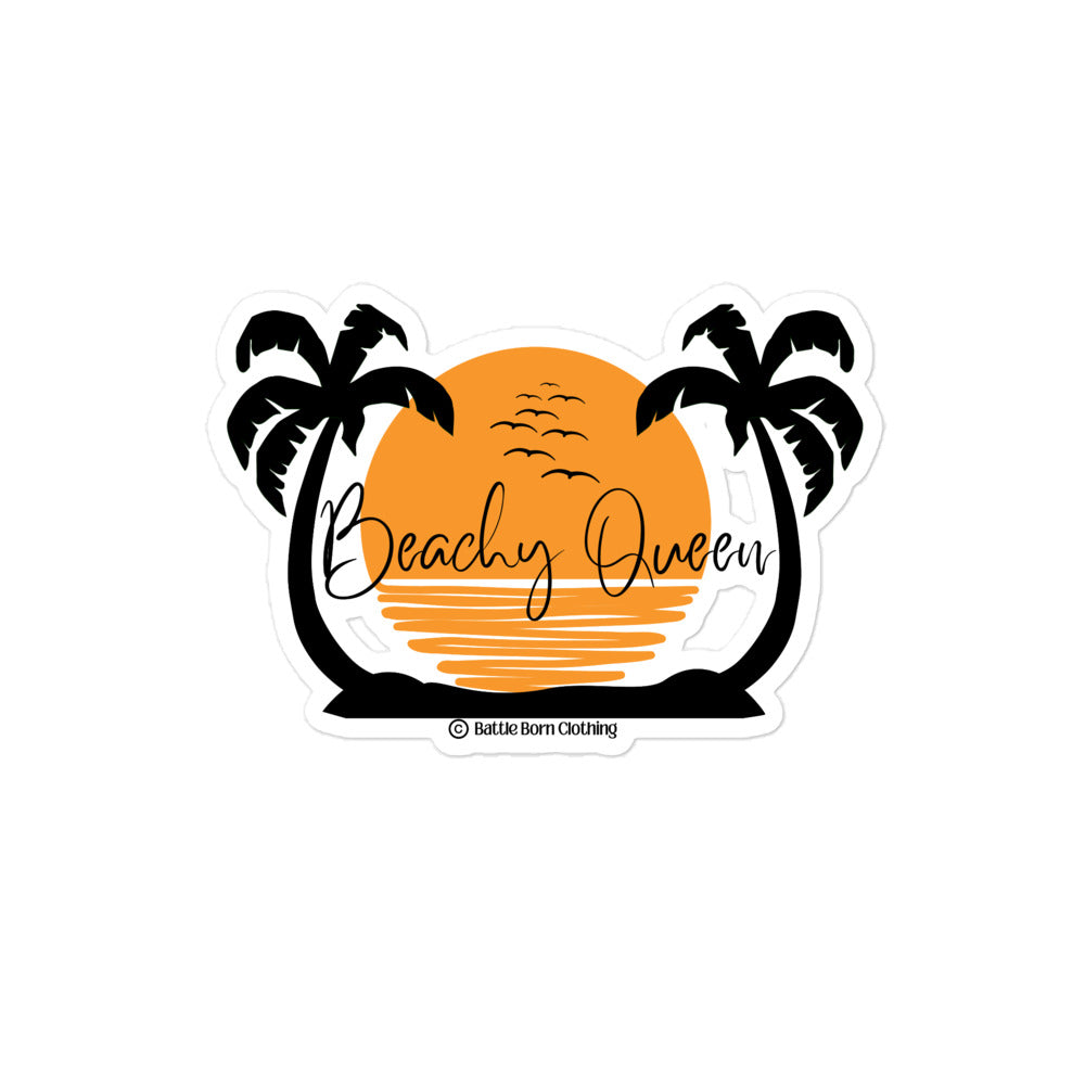 Beachy Queen sticker