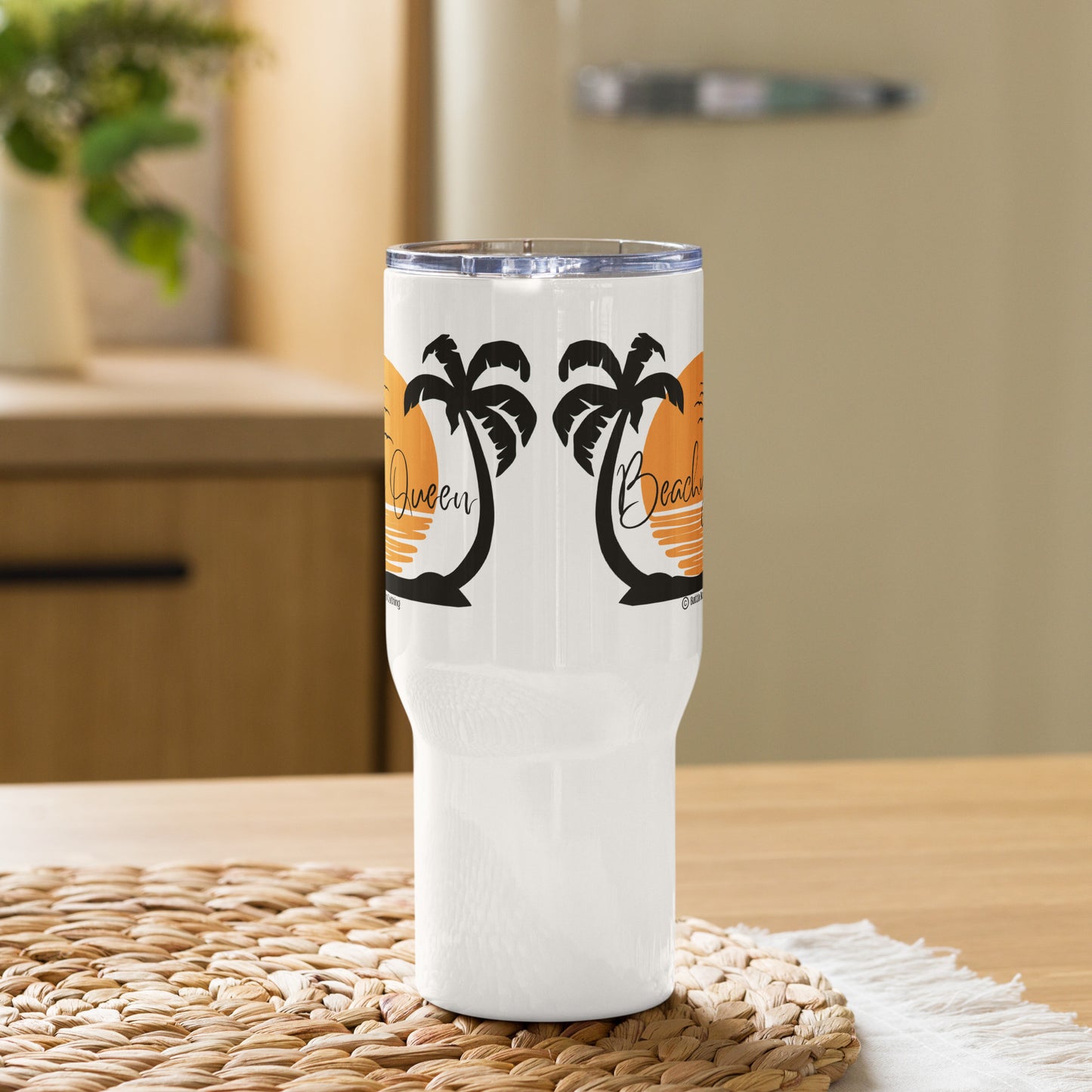 Beachy Queen Travel mug