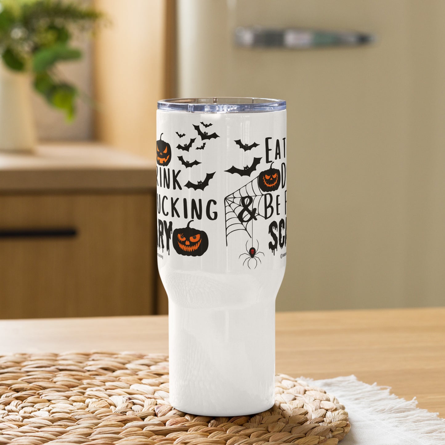 Be Fucking Scary Travel mug