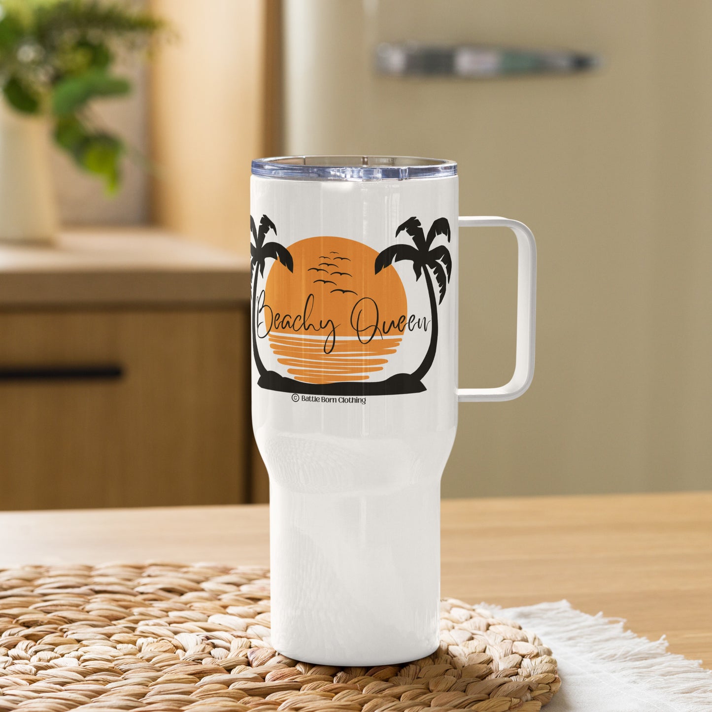 Beachy Queen Travel mug