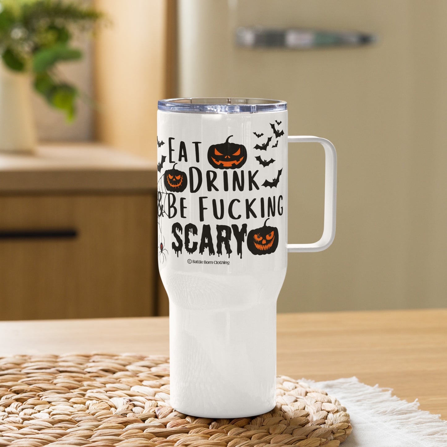 Be Fucking Scary Travel mug