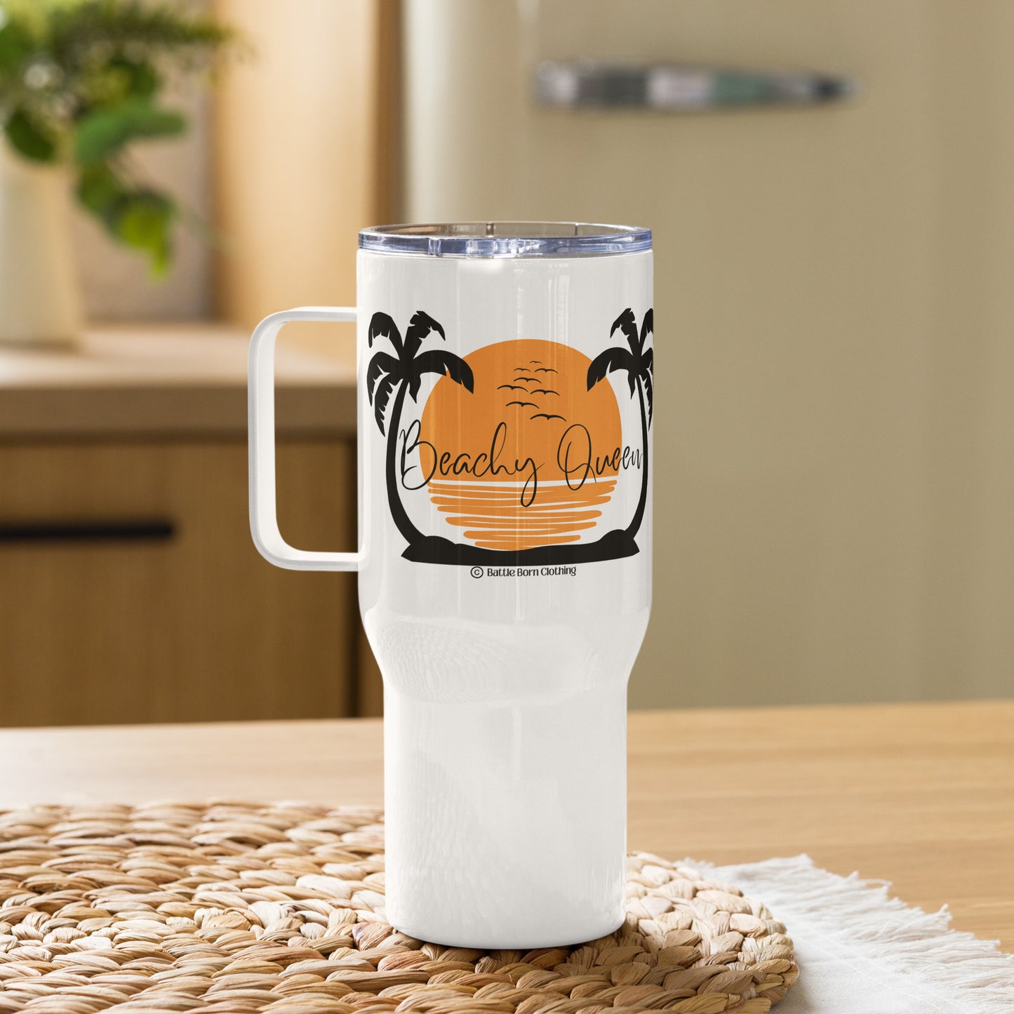 Beachy Queen Travel mug