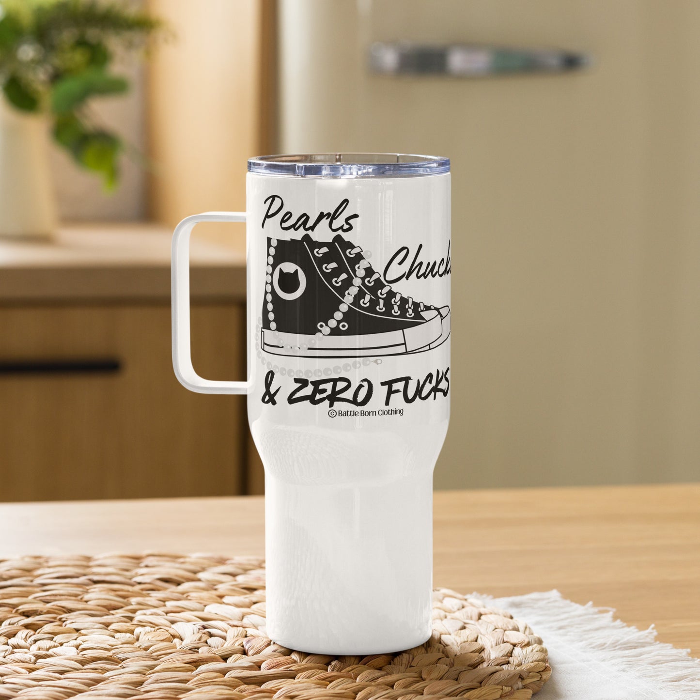 Pearls & Chucks Travel mug