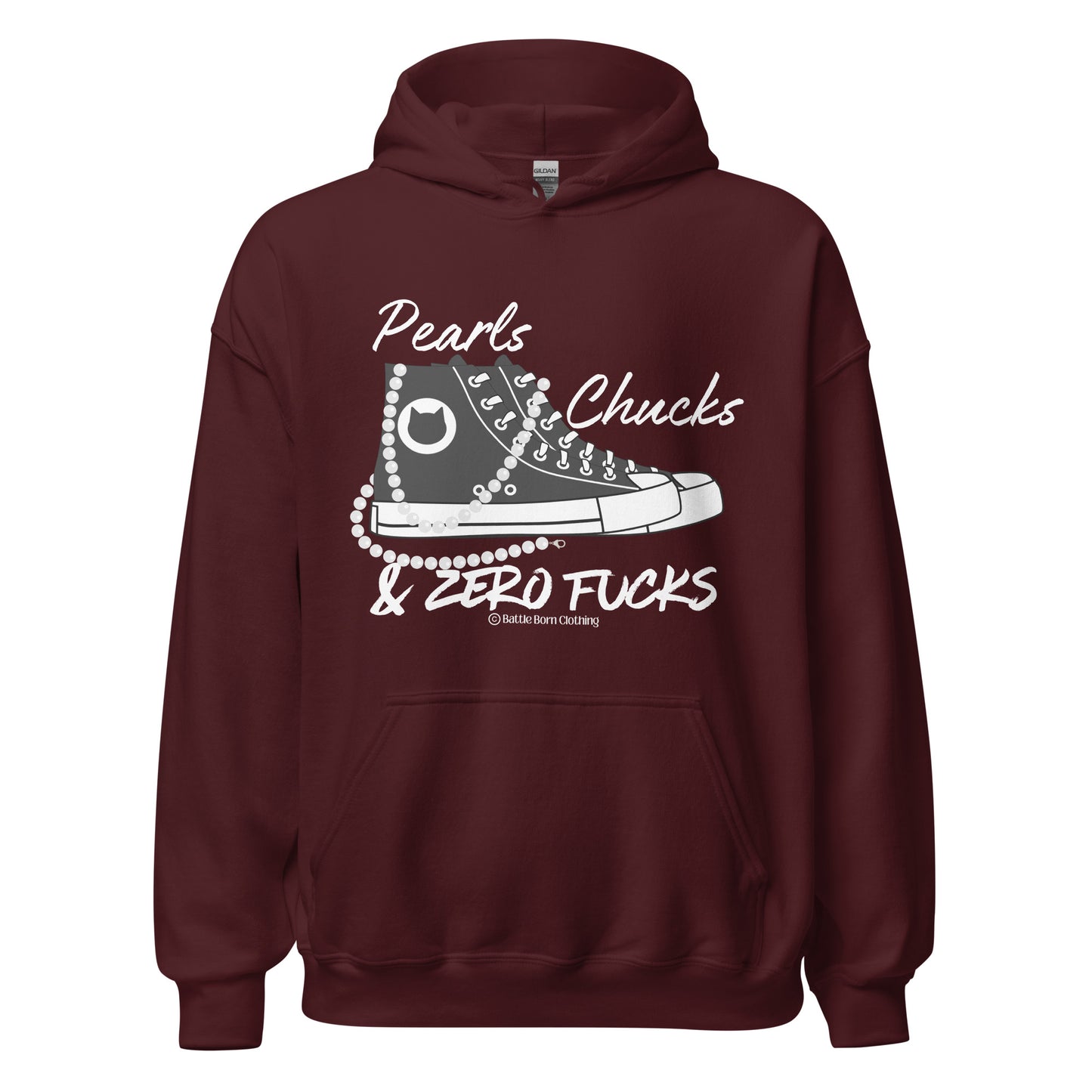 Pearls & Chucks Unisex Hoodie