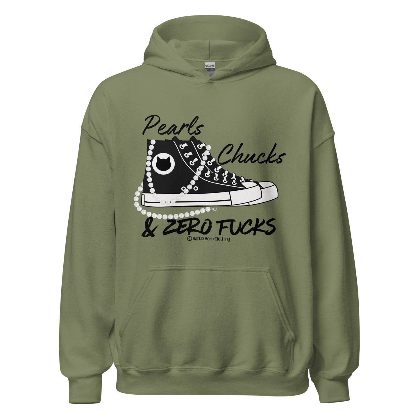 Pearls & Chucks Unisex Hoodie