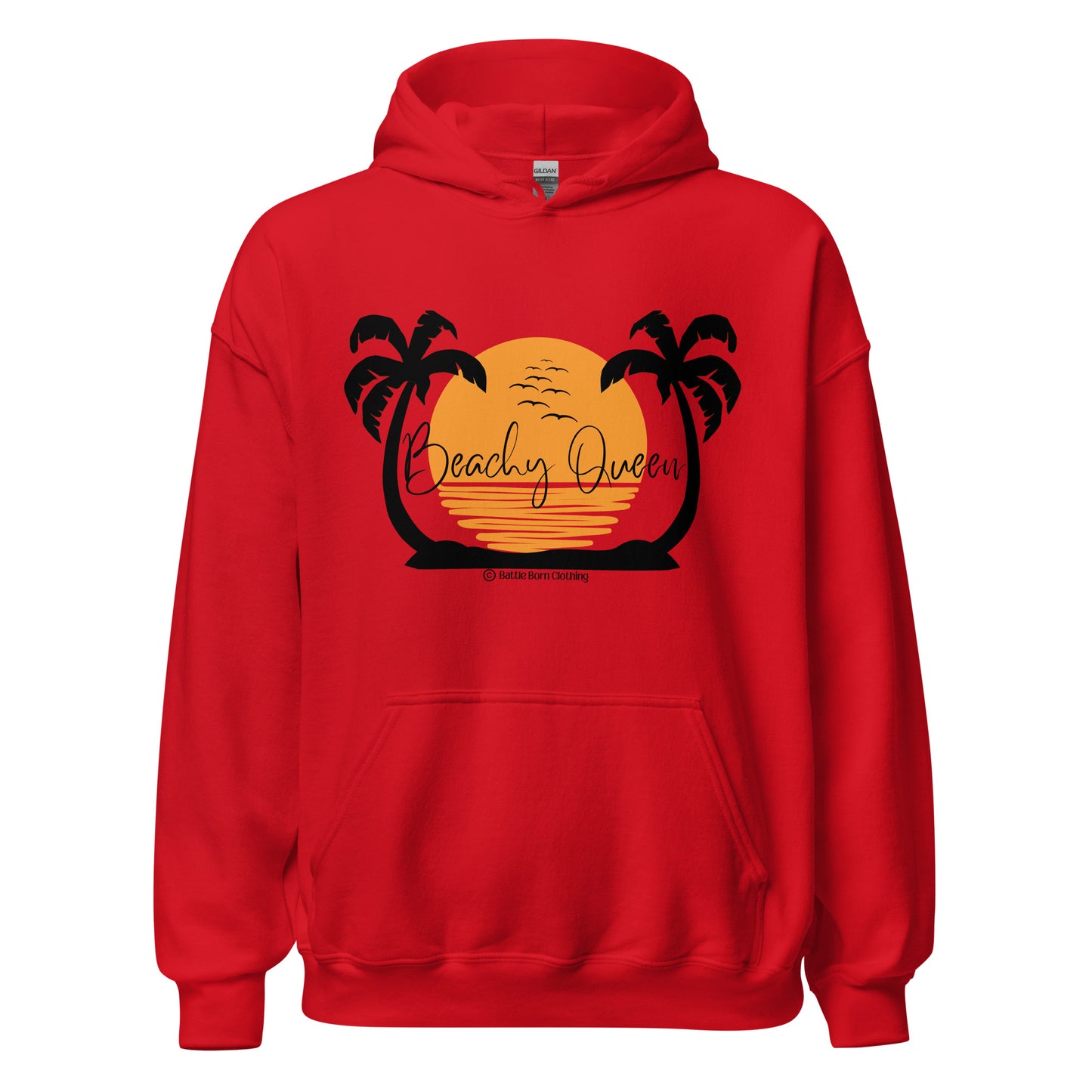 Beachy Queen Unisex Hoodie