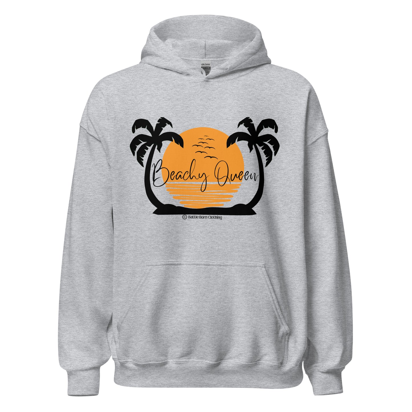 Beachy Queen Unisex Hoodie