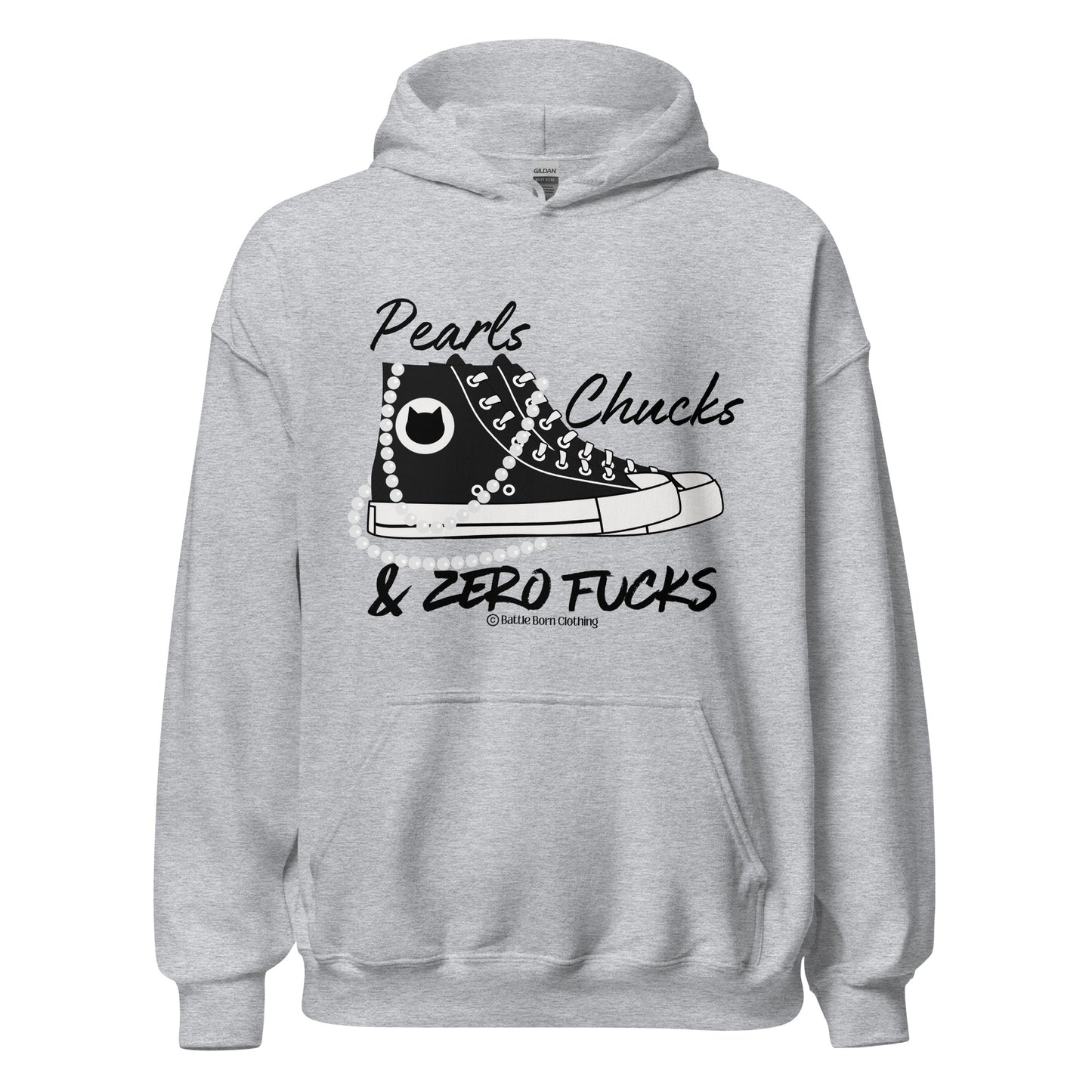 Pearls & Chucks Unisex Hoodie