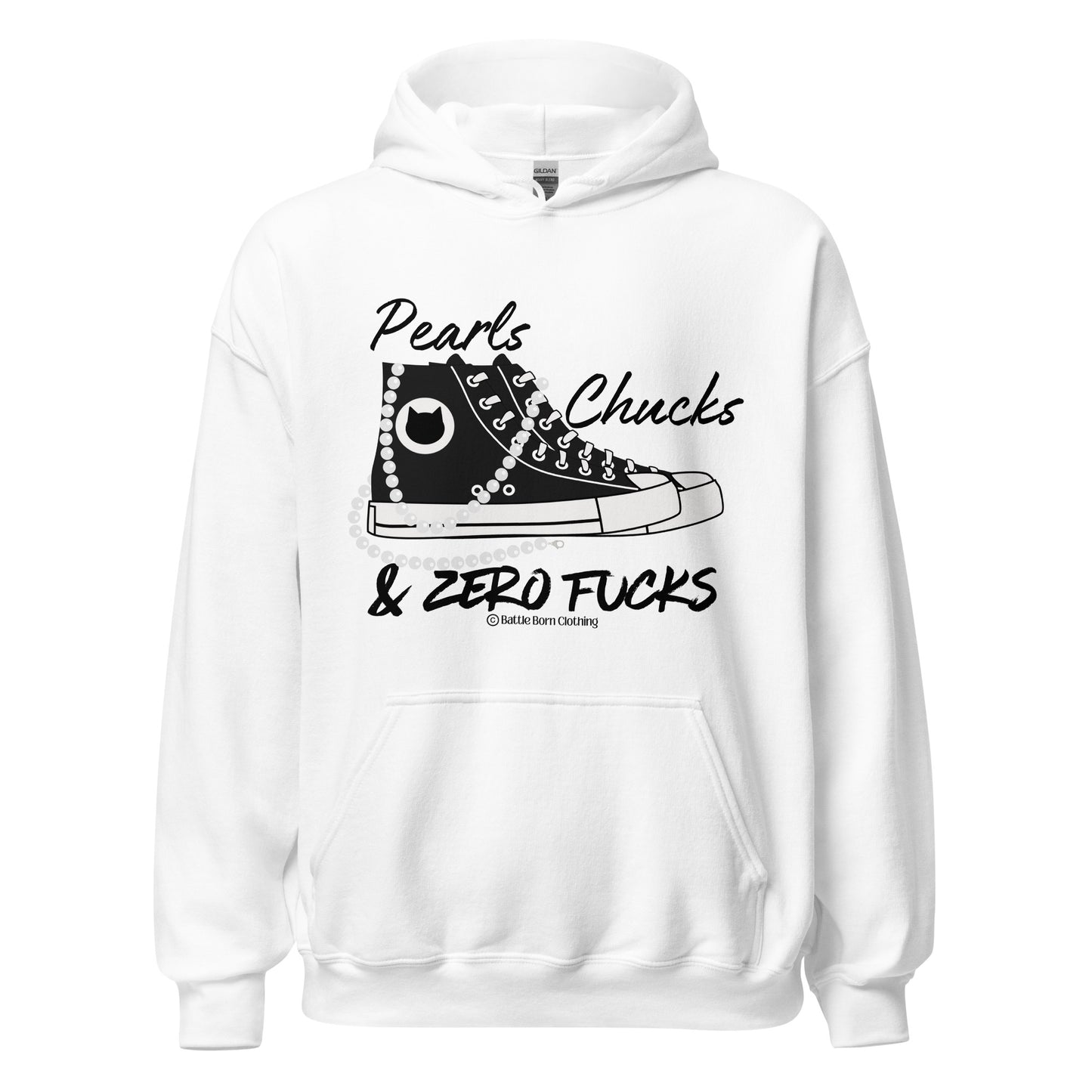 Pearls & Chucks Unisex Hoodie