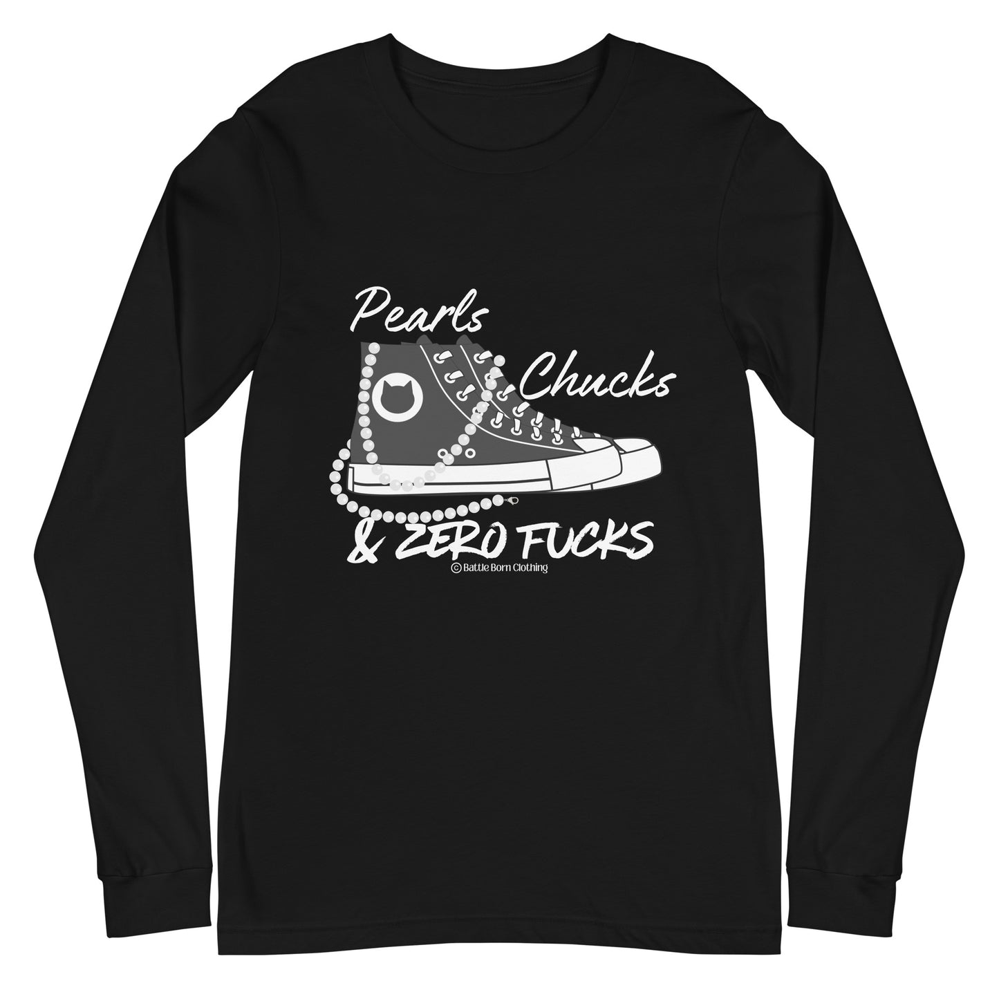 Pearls & Chucks Unisex Long Sleeve Tee