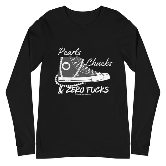 Pearls & Chucks Unisex Long Sleeve Tee