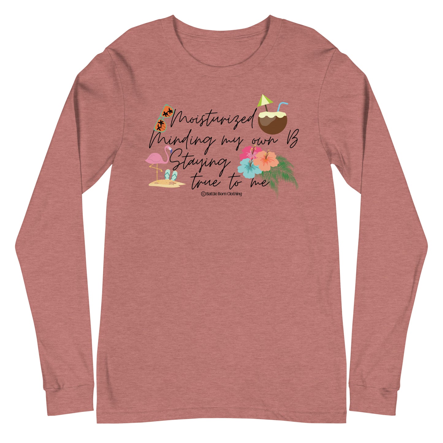 Minding my own B Unisex Long Sleeve Tee