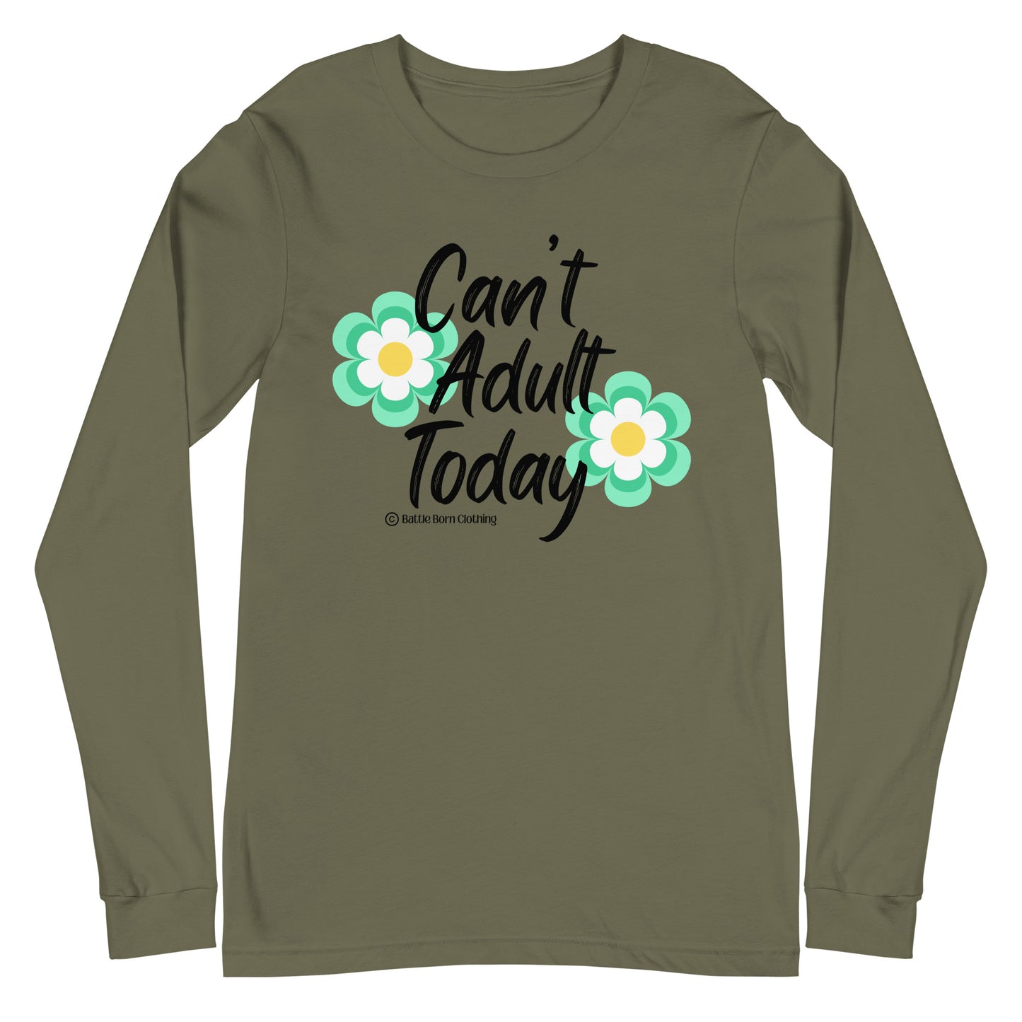 Can't Adult Unisex Long Sleeve Tee