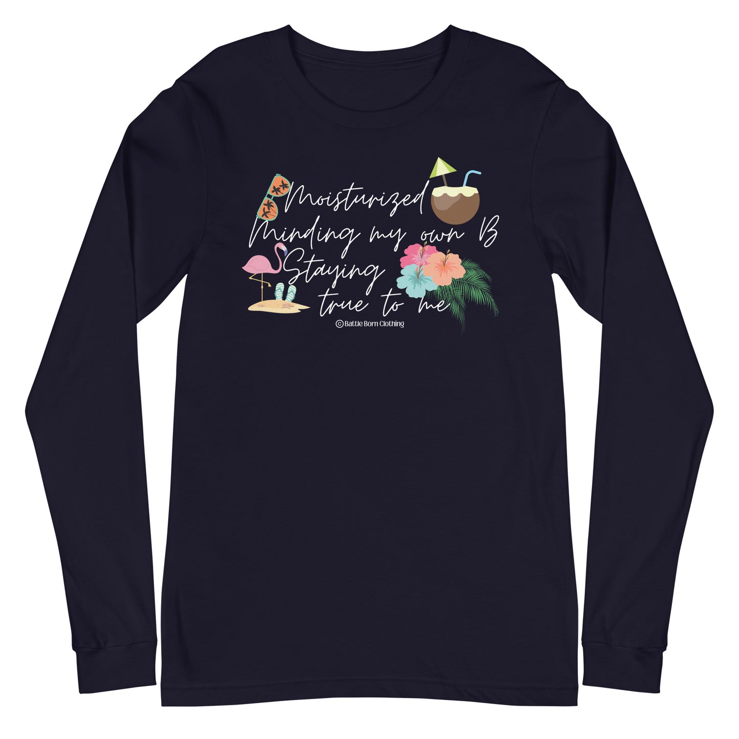 Minding my own B Unisex Long Sleeve Tee