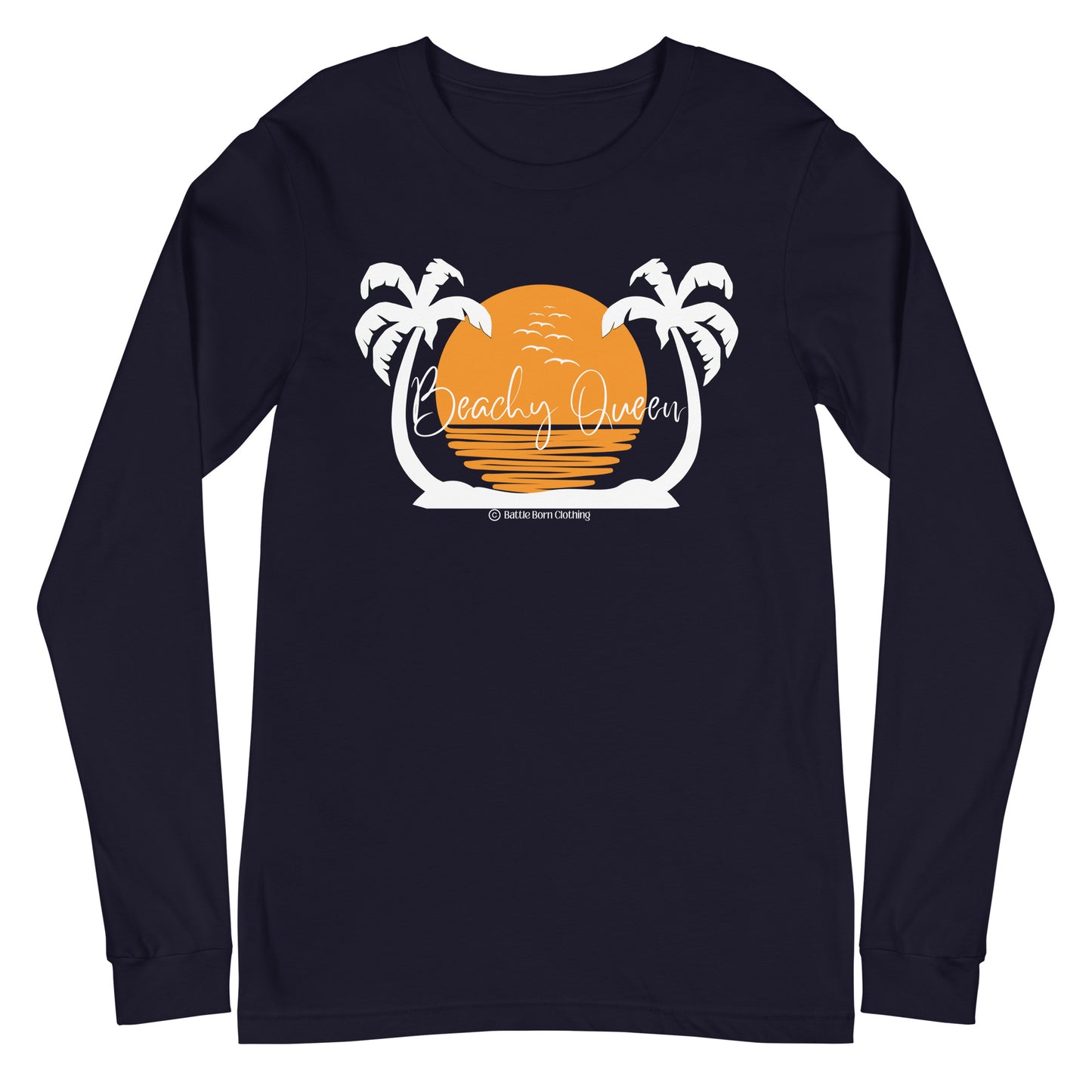 Beachy Queen Unisex Long Sleeve Tee