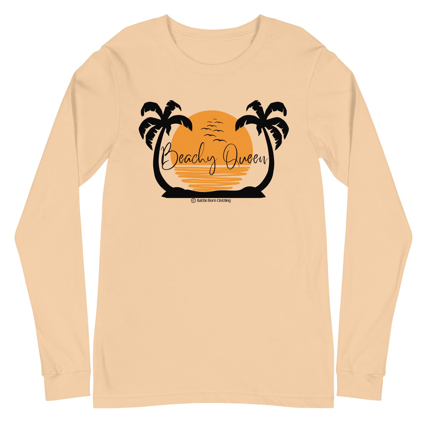 Beachy Queen Unisex Long Sleeve Tee